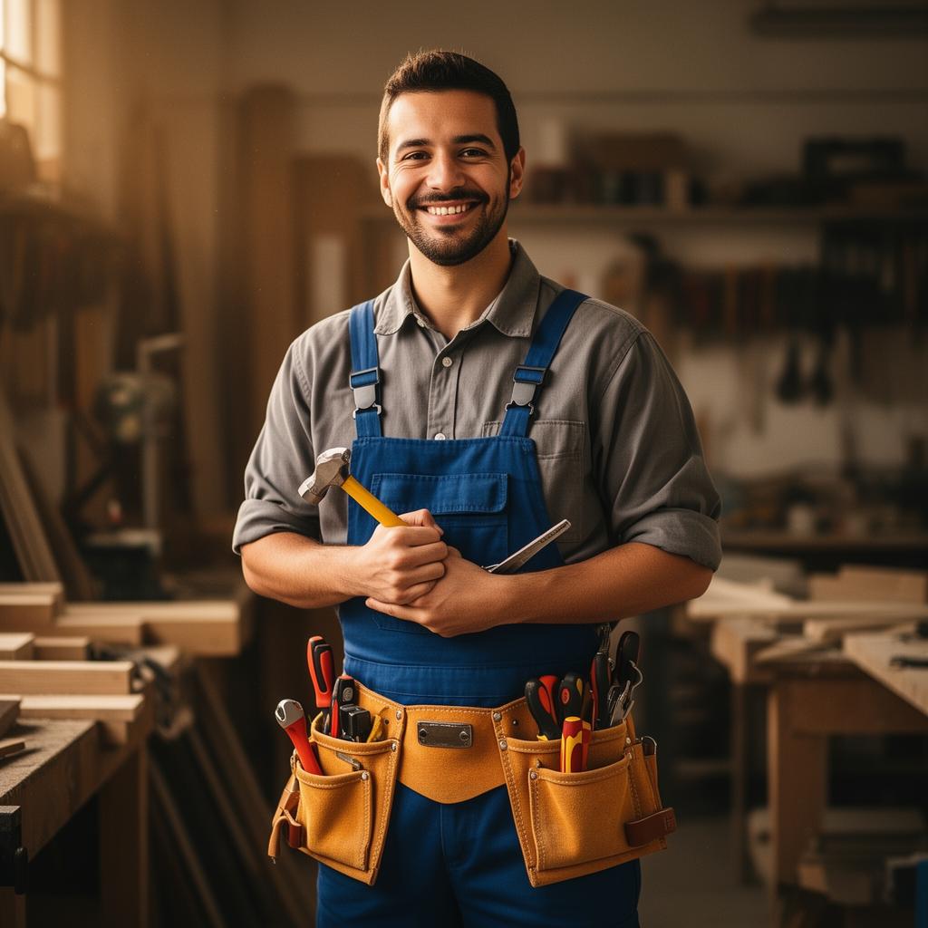 Professionista al lavoro